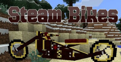 Steam Bikes [1.7.2] - мотоцикл в Майнкрафт